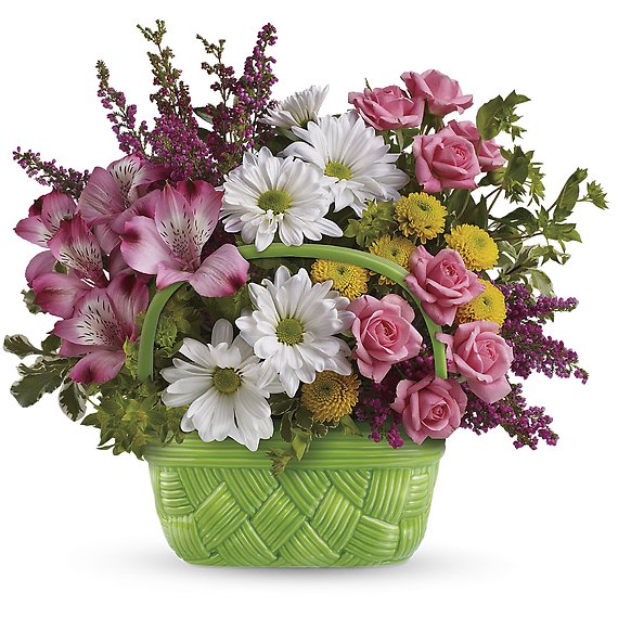 Basket Of Beauty Bouquet