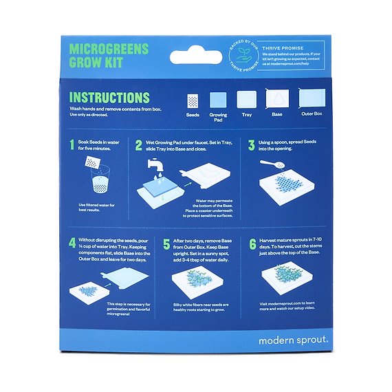 Organic Microgreens Grow Kit