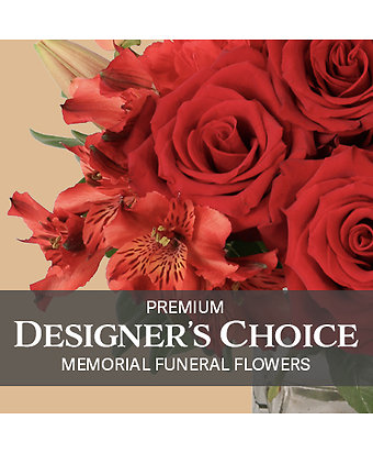 Premium Memorial Flowers Premium Designer\'s Choice