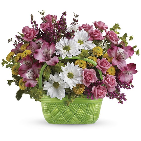 Basket Of Beauty Bouquet