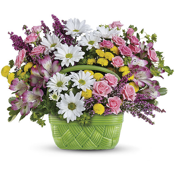 Basket Of Beauty Bouquet