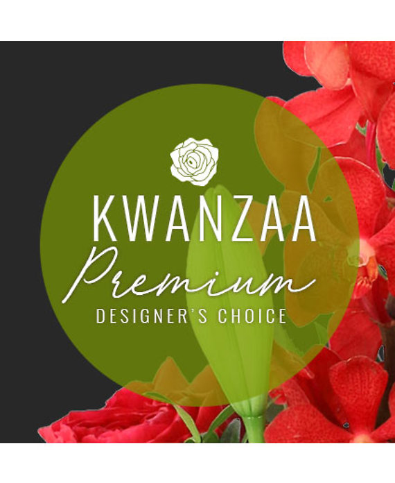 Premium Kwanzaa Flowers Designer\'s Choice