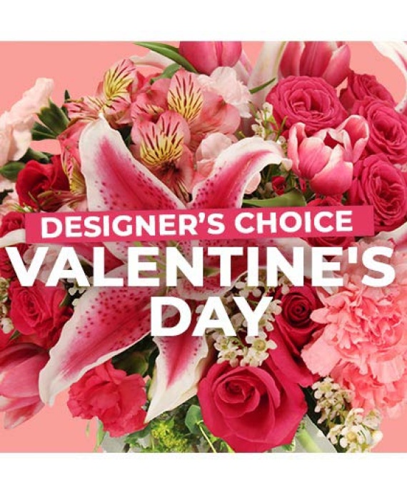Valentine\'s Day Florals Designer\'s Choice