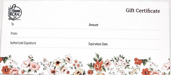 Gift Certificate