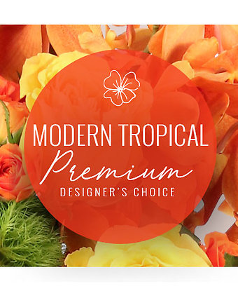 Modern Tropical Bouquet Premium Designer\'s Choice