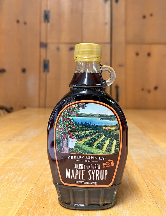 Cherry Infused Maple Syrup