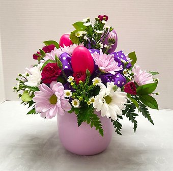 Springy Bouquet with Easter Eggs