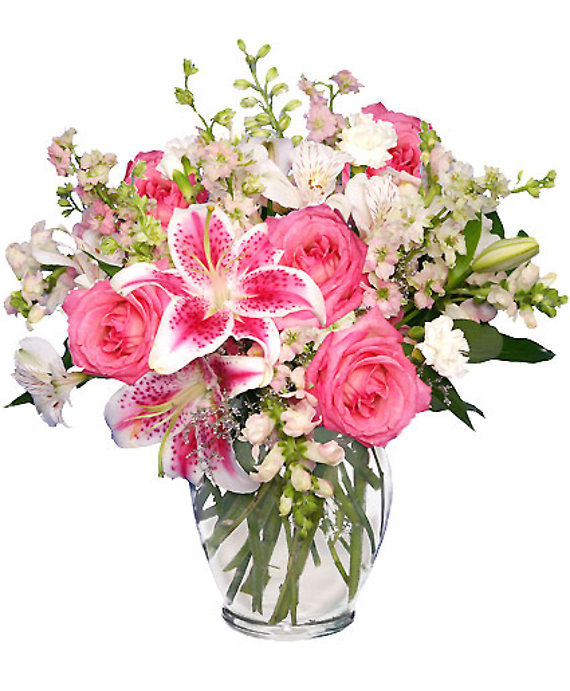 PINK & WHITE DREAMS Flower Arrangement