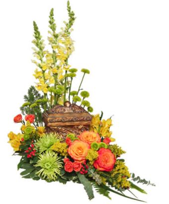 Meaningful Memorial Cremation Arrangement  (urn not included)