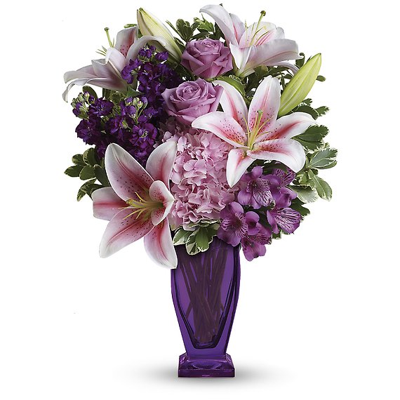  Blushing Violet Bouquet