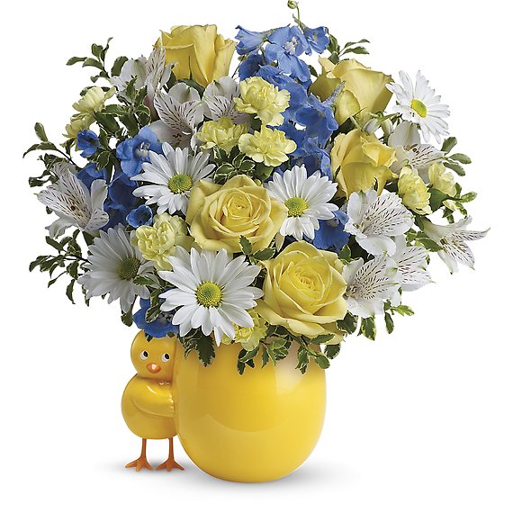 Sweet Peep Bouquet - Baby Blue