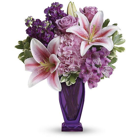  Blushing Violet Bouquet
