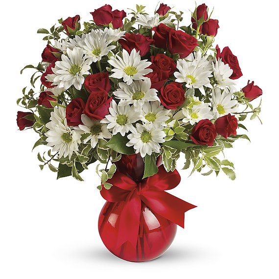 Red, White And You Bouquet