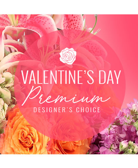 Valentine\'s Day Florals Premium Designer\'s Choice